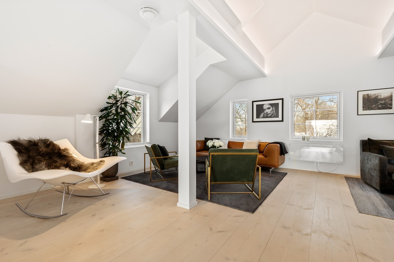 I forbindelse med renoveringen er det også montert balansert ventilasjon Galleribilde