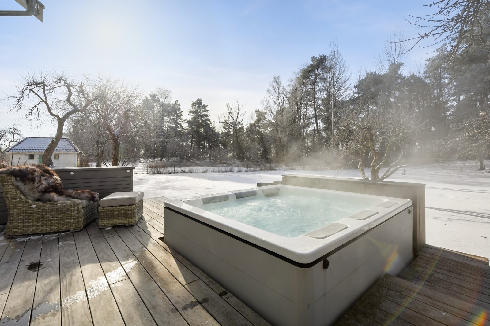 Uteområdet er opparbeidet og påkostet i perioden 2020-2024 Galleribilde