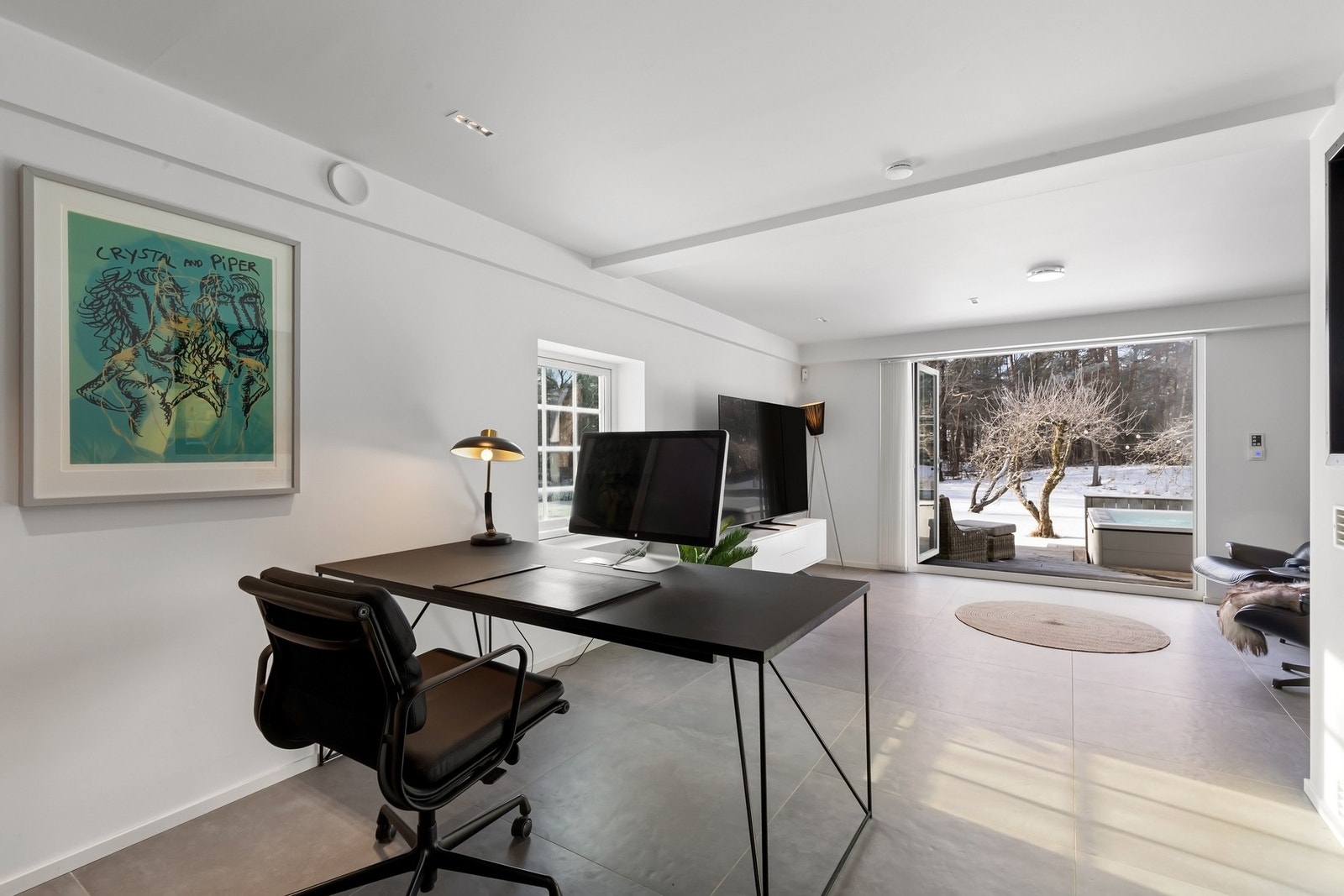 Det er lagt gulvvarme i hele etasjen Galleribilde