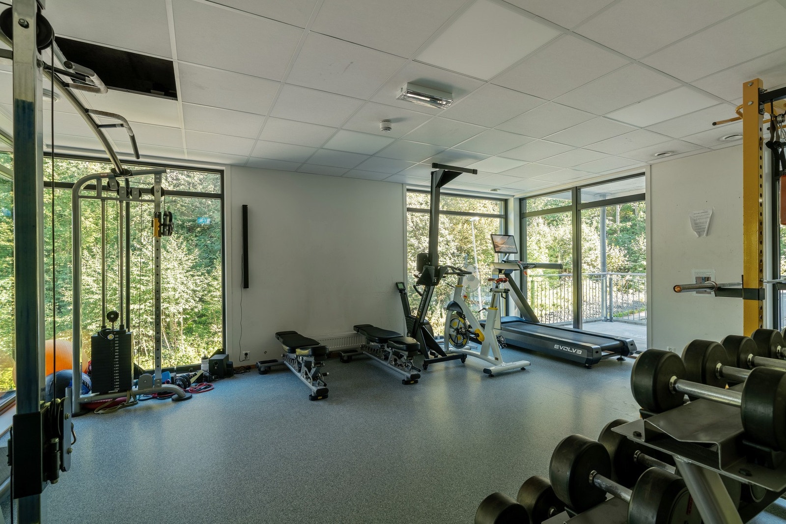 Treningsrom for beboere i sameiet. Galleribilde