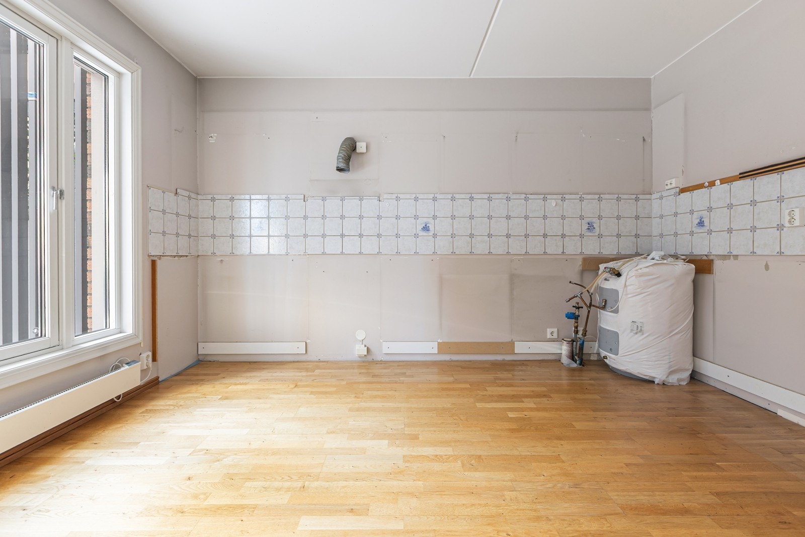 Varmtvannstanken er på ca. 133 liter. Galleribilde