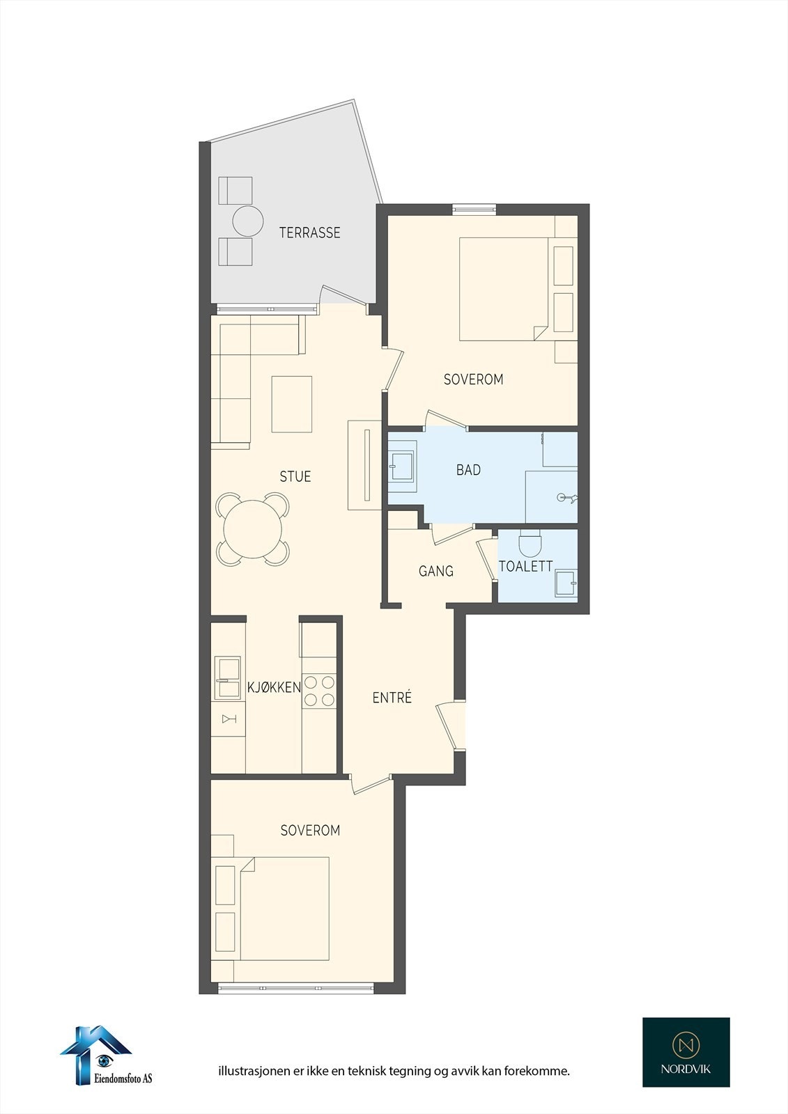 Presentasjon av leiligheten Galleribilde