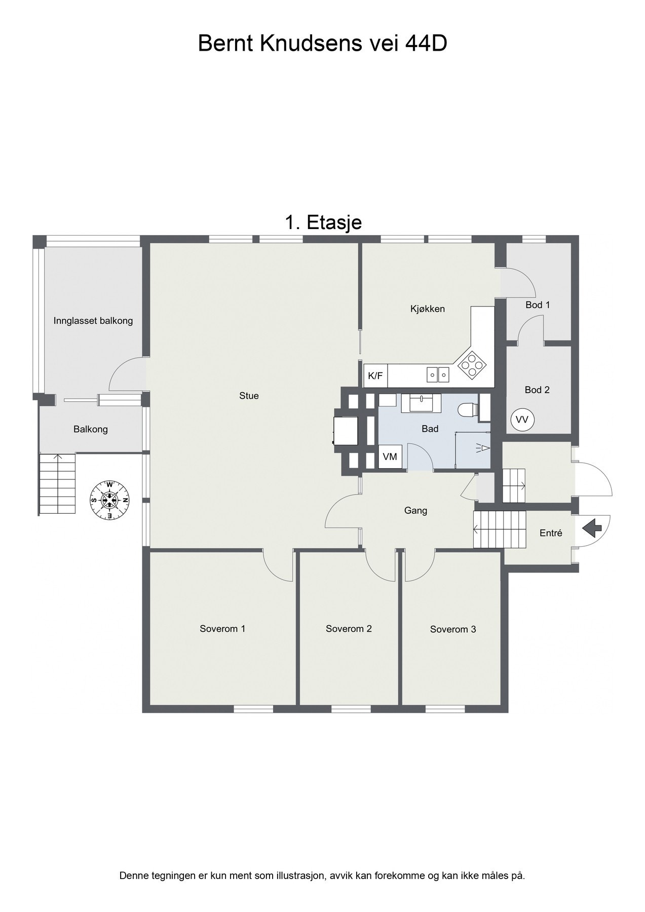 Planskisse Galleribilde