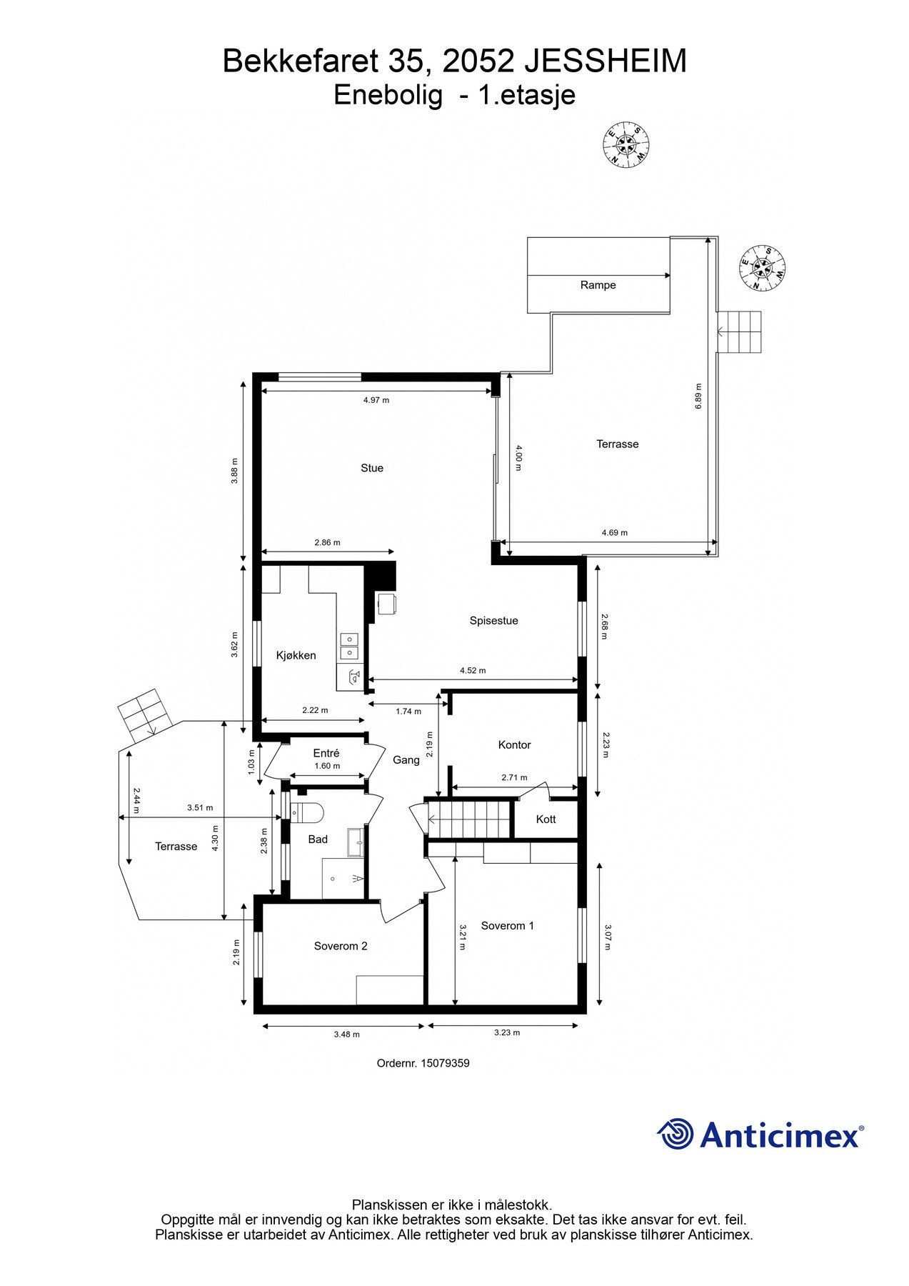 Plantegning 1.etasje. Galleribilde