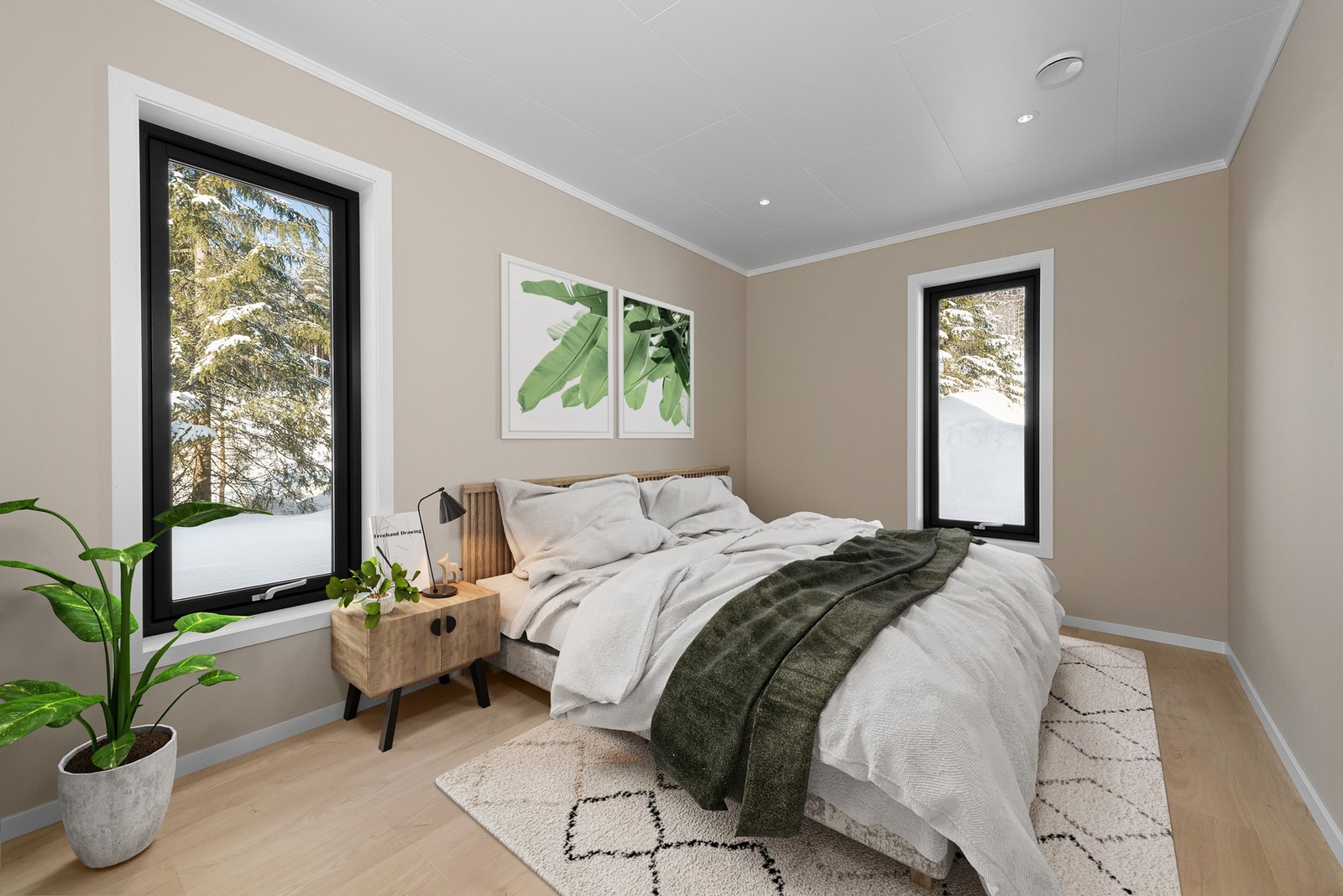 Boligen får to gode soverom. Bilder er ikke av selve boligen, kun ment som illustrasjon. Galleribilde