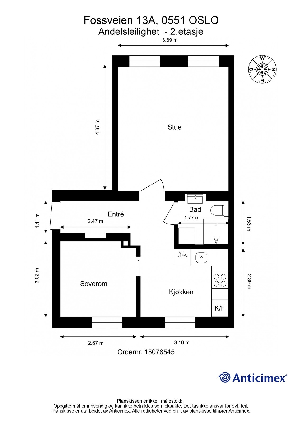 Plantegning. Galleribilde