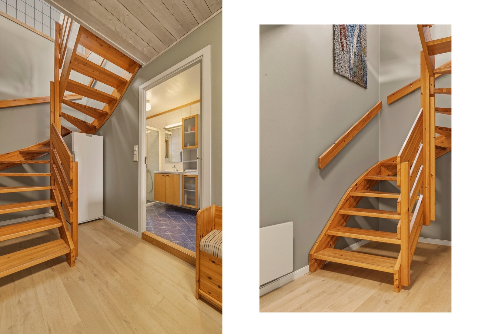 Vi tar turen ned i hallen og underetasjen. Galleribilde