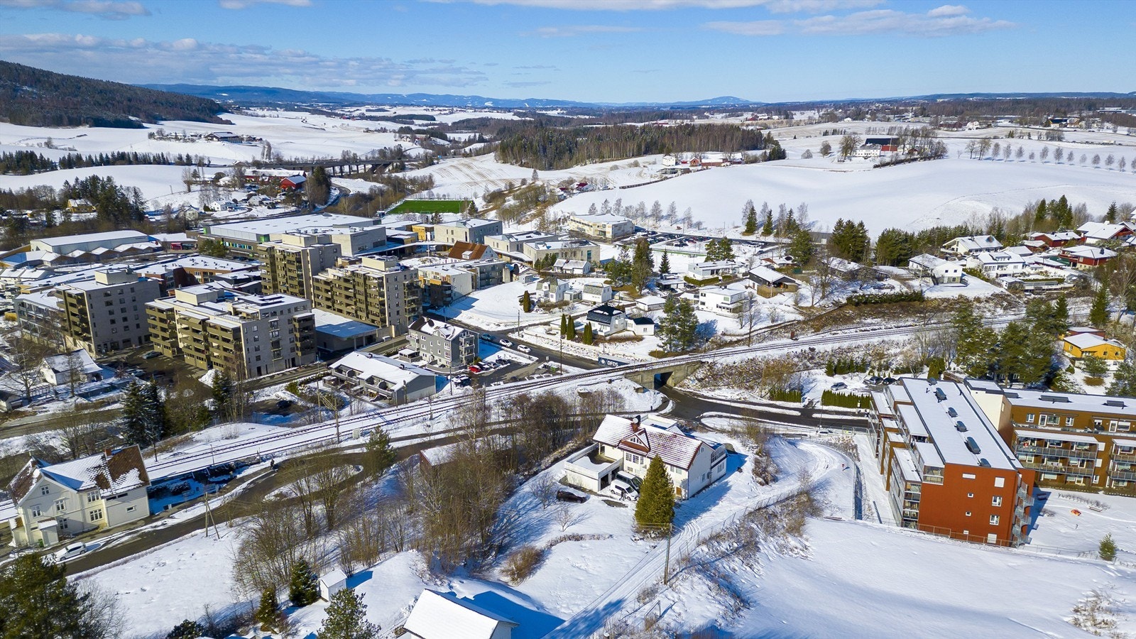 Boligen ligger godt skjermet samtidig som den ligger sentralt Galleribilde