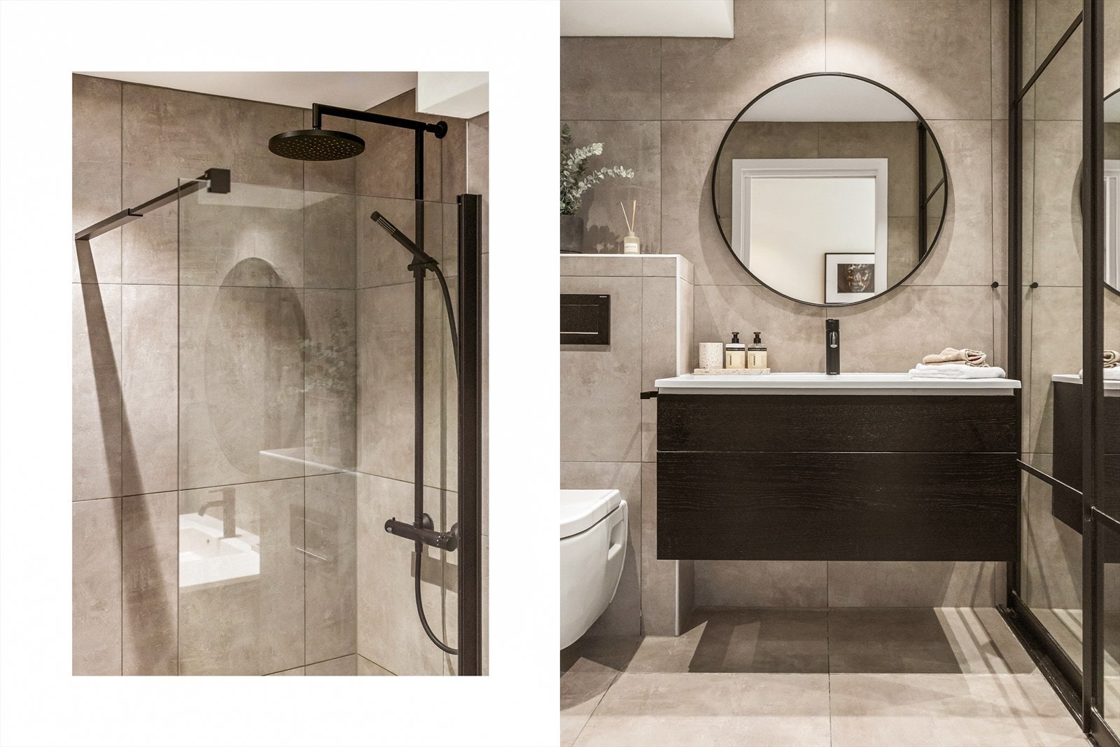 Badet er tidsriktig og moderne med fine fargetoner, og gode kvaliteter. Galleribilde