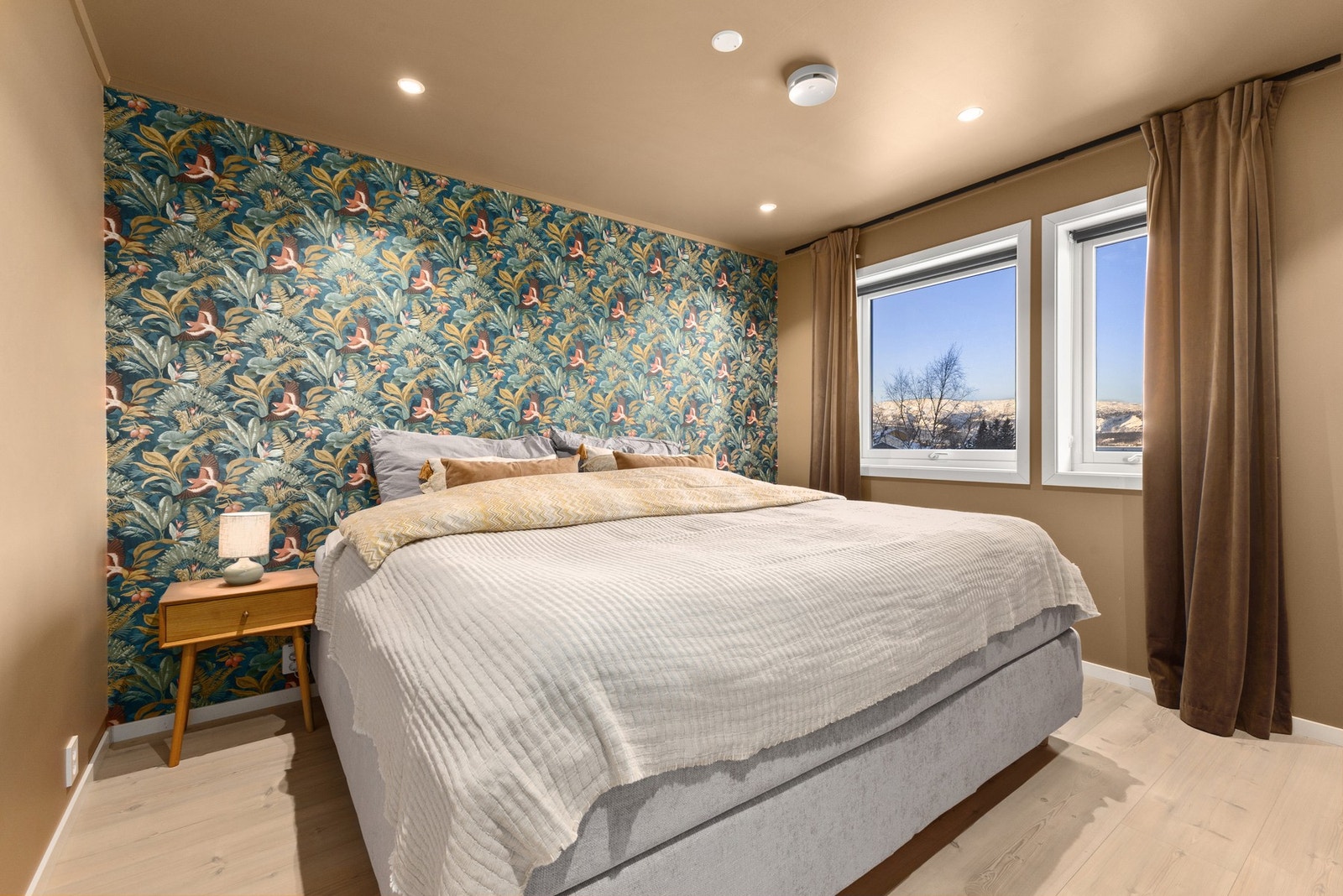 Boligen har til sammen tre soverom, med mulighet til å lage flere. Foto: Marte Vibe Galleribilde