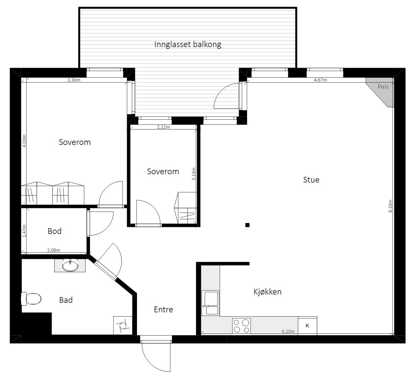 Plantegning. Galleribilde