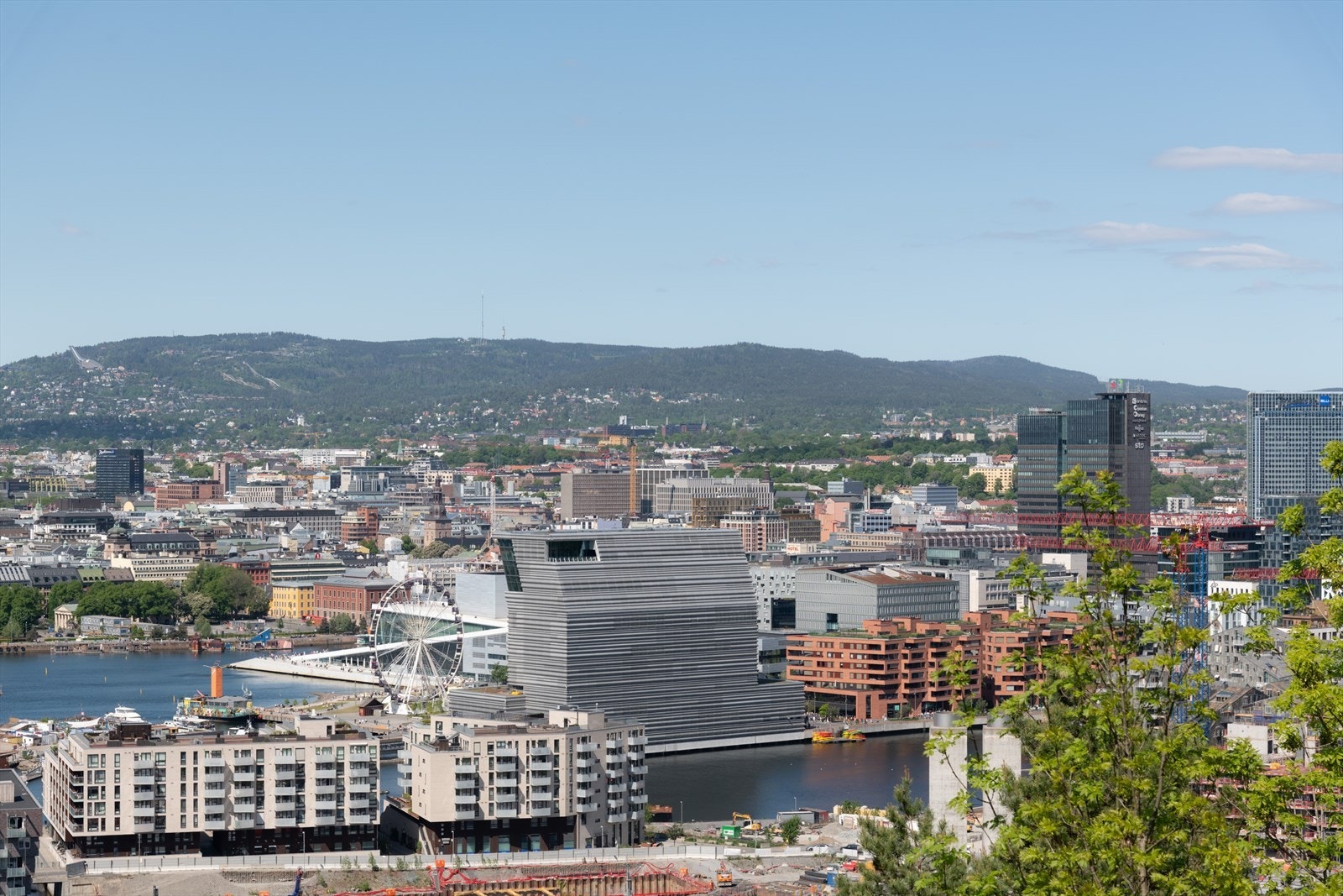 Ekebergrestauranten har nydelig utsikt over Oslo Galleribilde