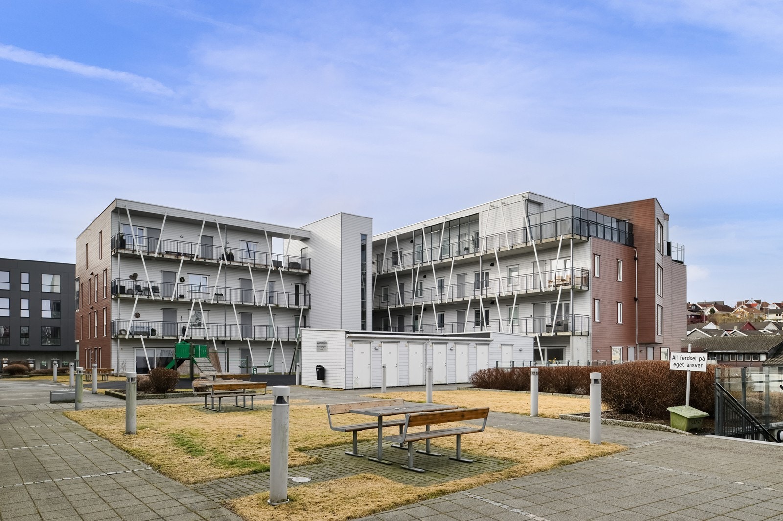 Pent opparbeidet fellesområde. Galleribilde