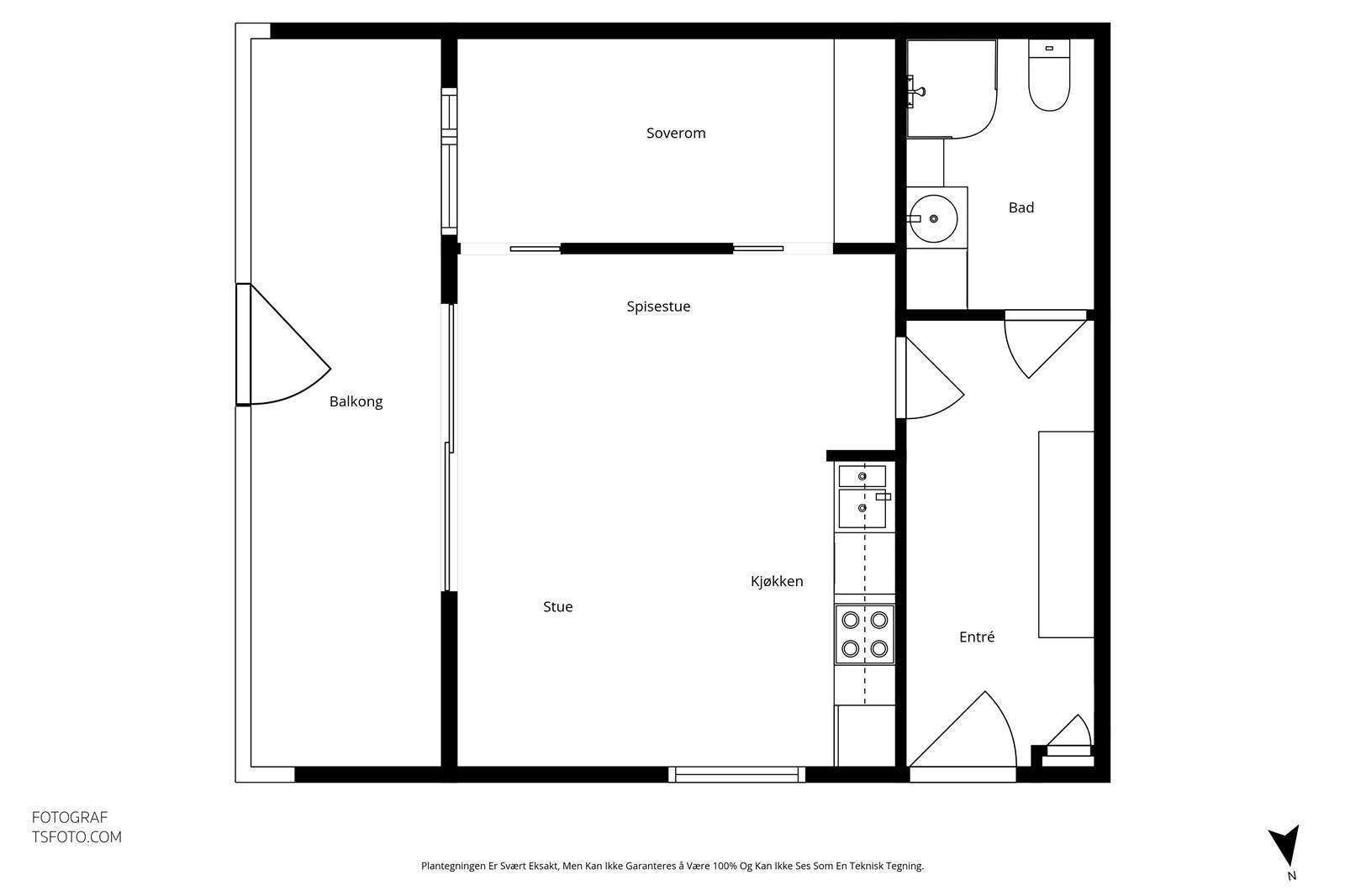 Plantegning Galleribilde