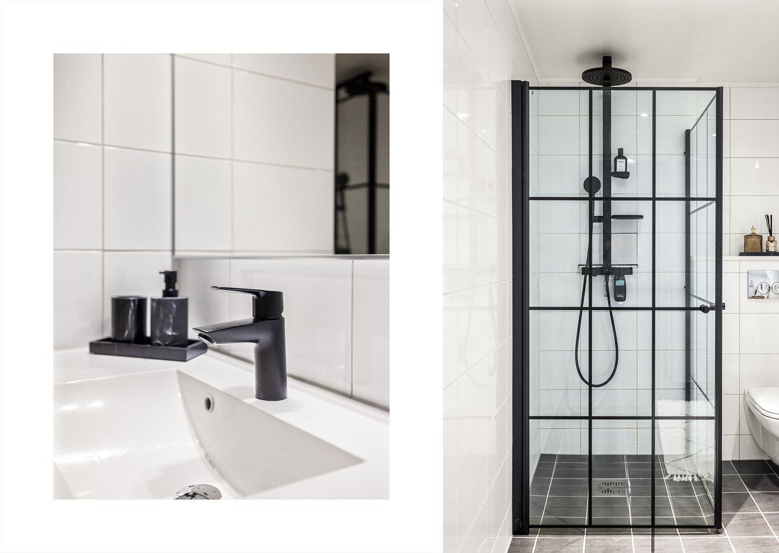 Sorte detaljer gir et moderne uttrykk. Galleribilde