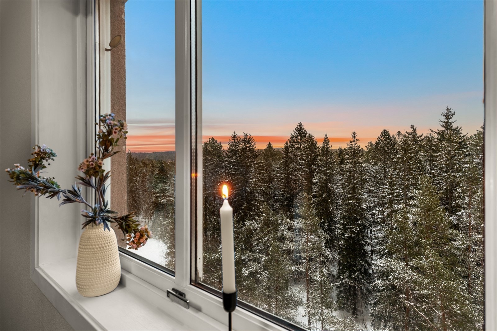 Utsikt fra hovedsoverommet. Galleribilde