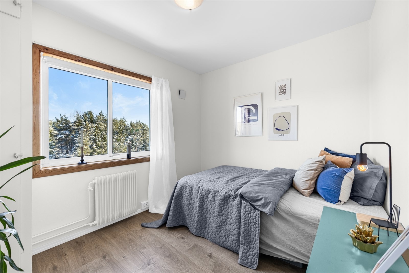 Ett av rommene egner seg utmerket som hjemmekontor, gjesterom eller barnerom - avhengig av behov. Galleribilde