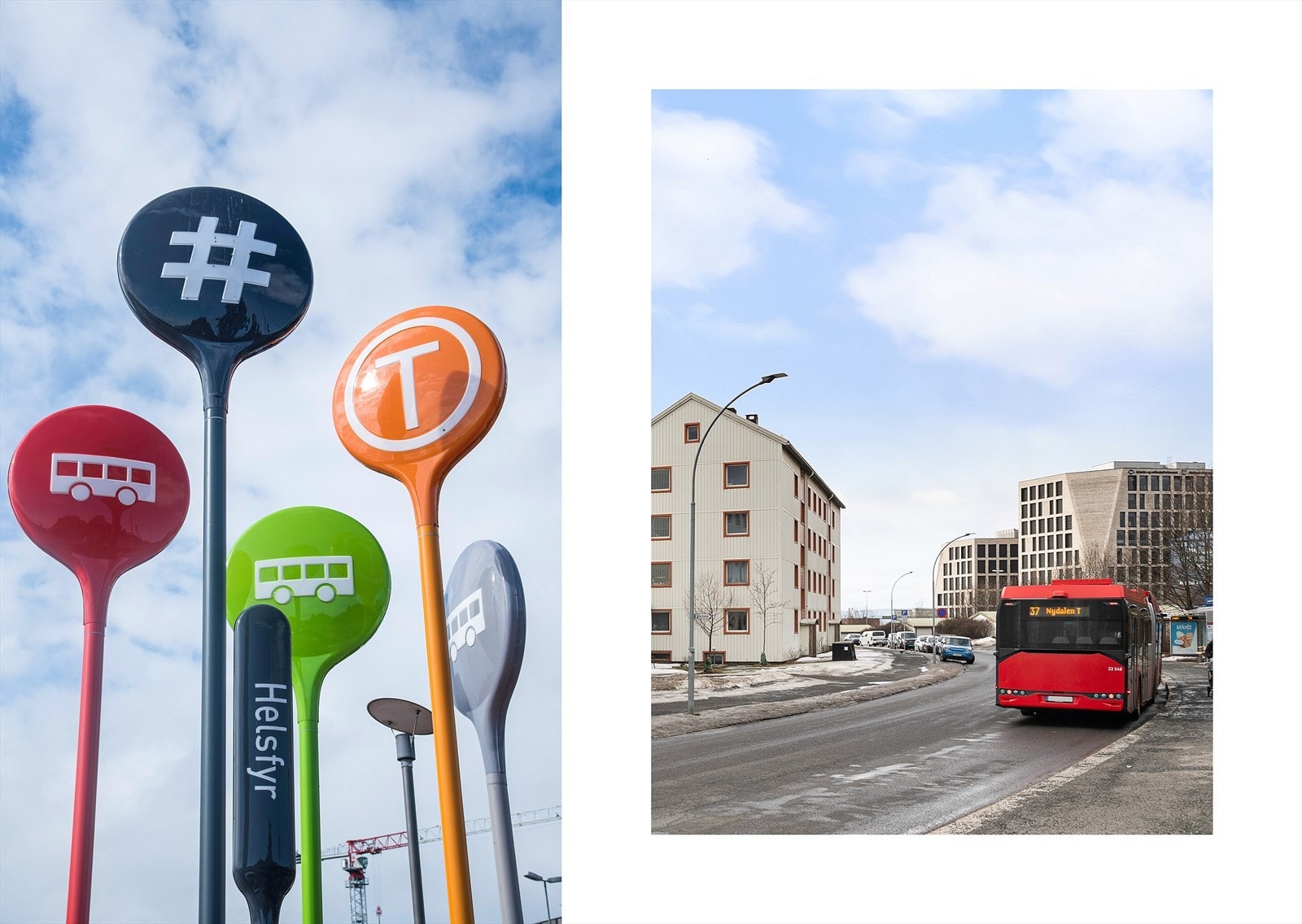 Området har svært godt kollektivtilbud i umiddelbar nærhet med gåavstand til Helsfyr med et stort antall lokale busser, T-bane, samt flybuss og regionale busser. 37-Bussen stopper kun et steinkast fra boligen. Galleribilde