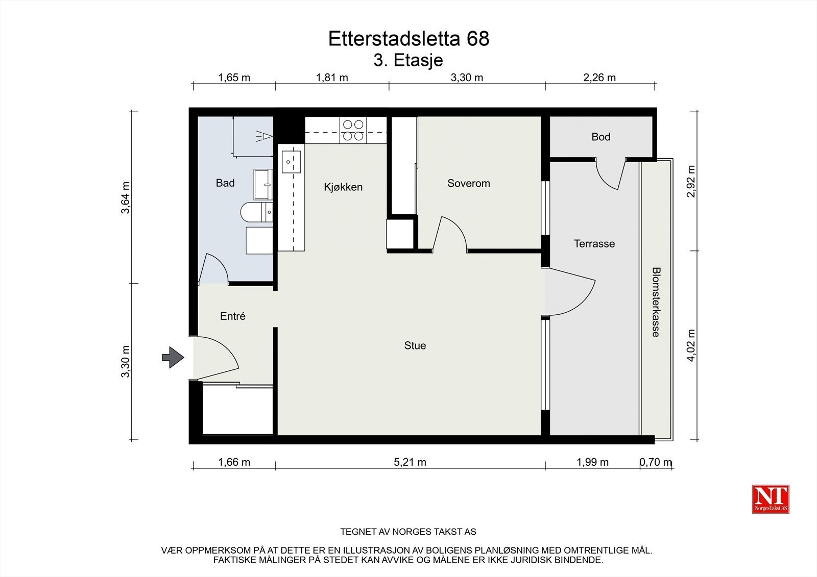 Planskisse Galleribilde