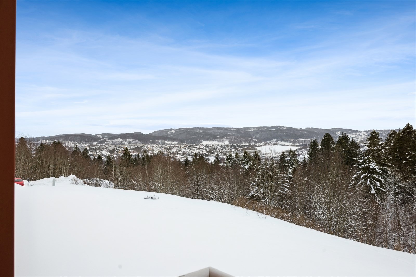 Utsikt fra balkongen. Galleribilde
