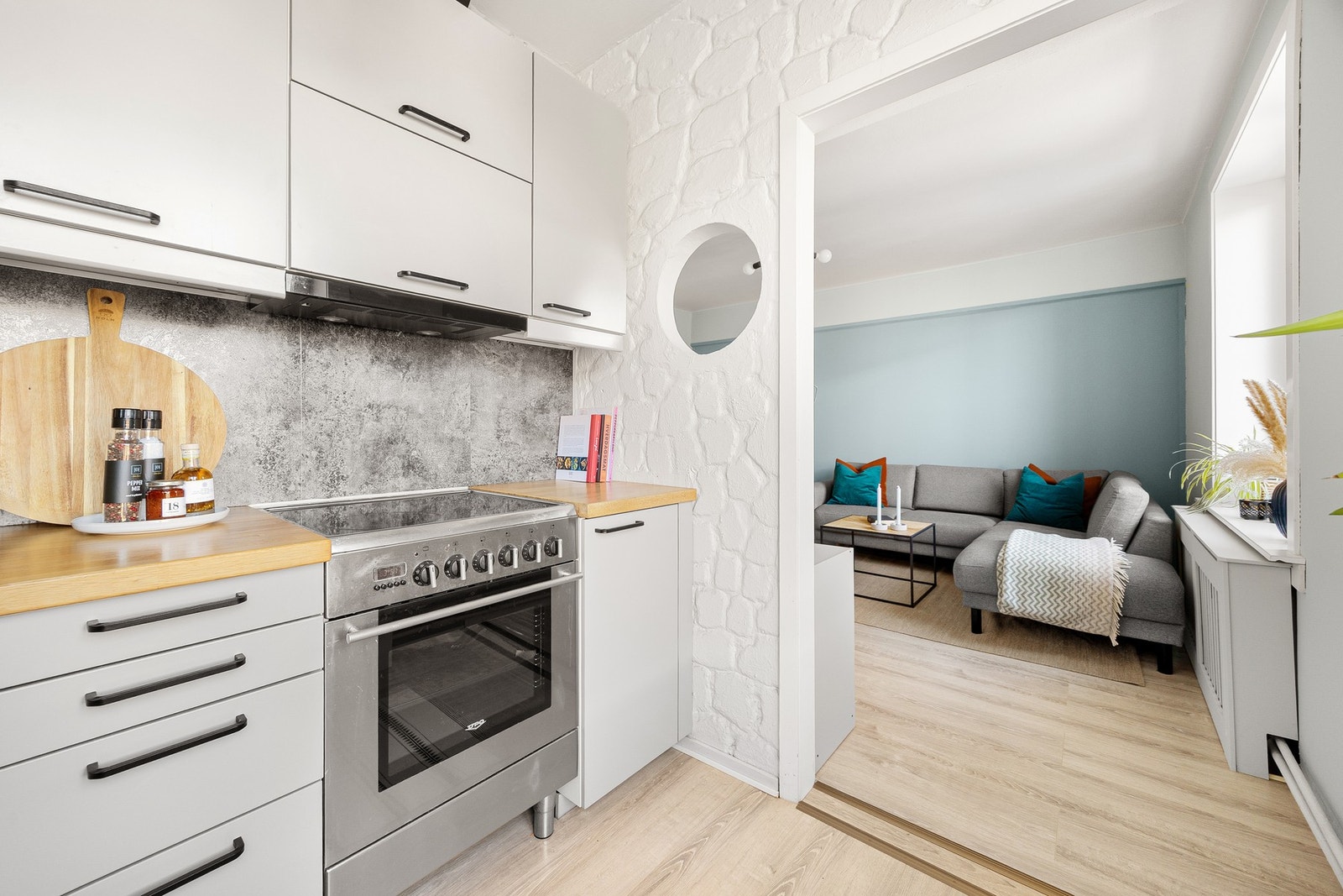 Oppvarming via radiator inkludert i felleskostnadene. Galleribilde