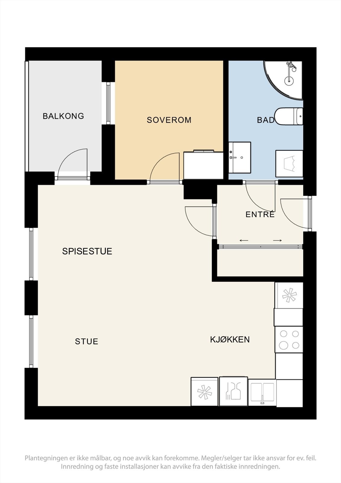 Plantegning Galleribilde