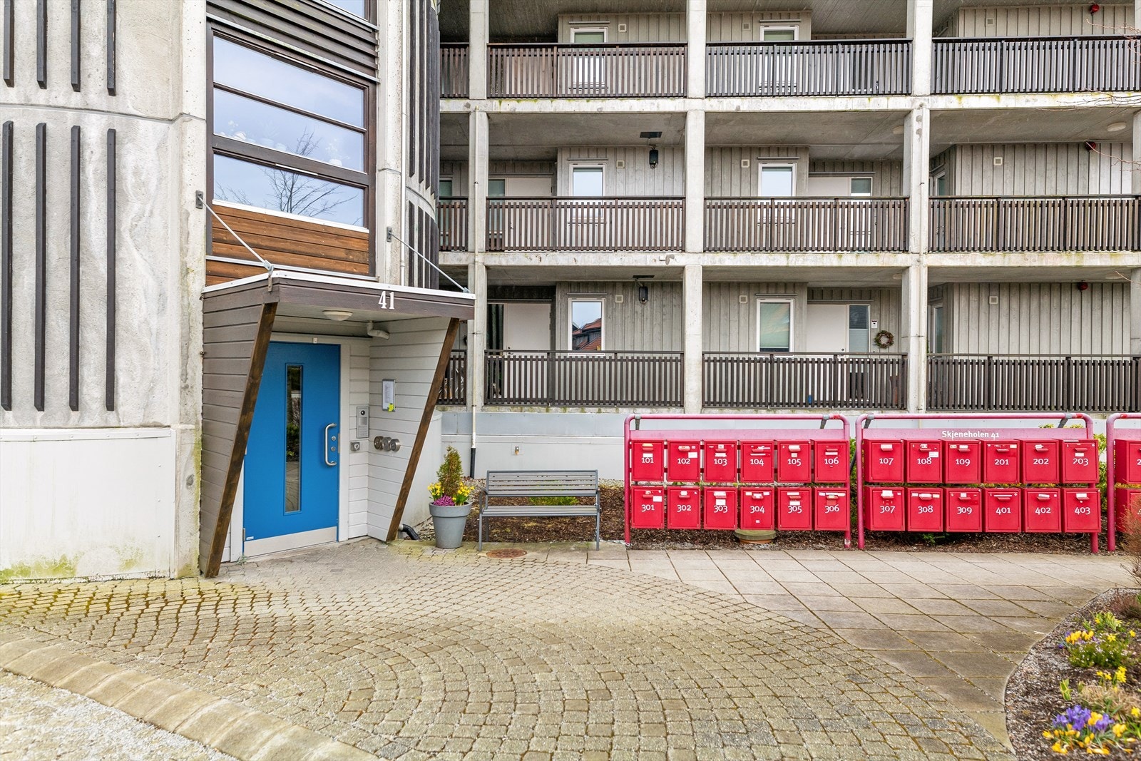 Inngangsparti Galleribilde