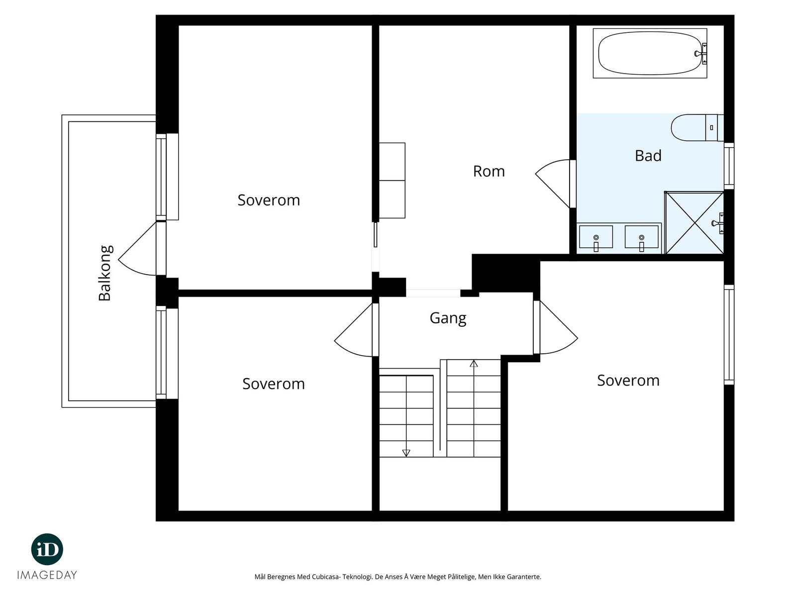 Plantegning 2. etasje Galleribilde