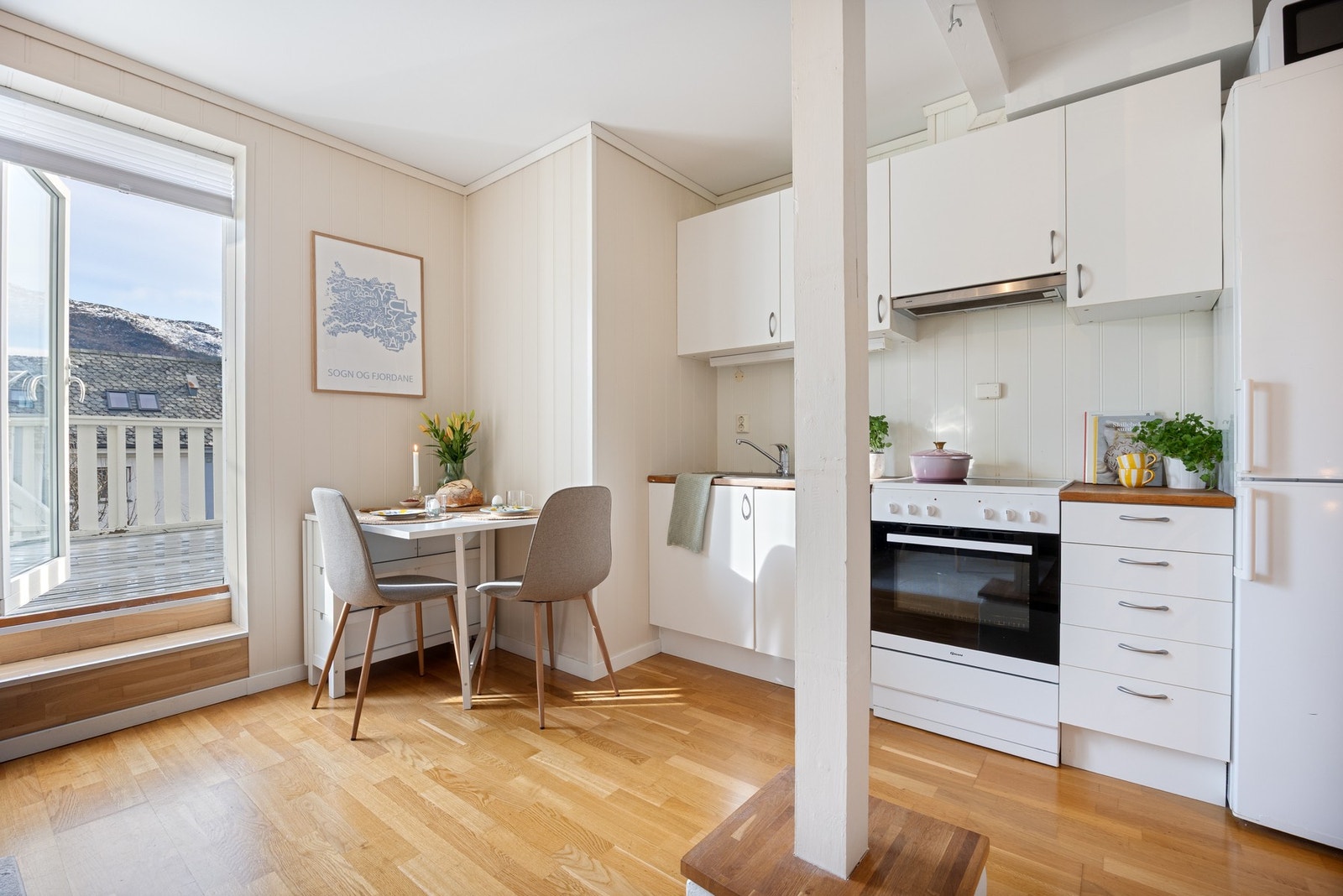 Dette er en koselig leilighet med en perfekt beliggenhet for studenten! Galleribilde