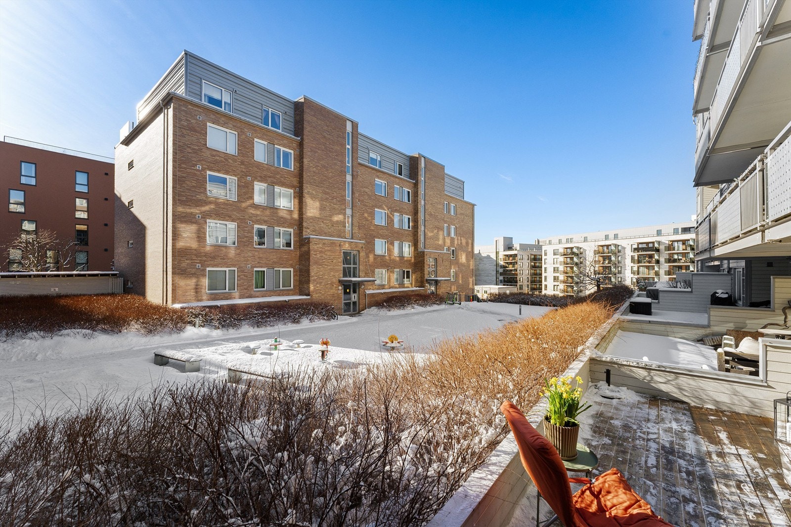 Leiligheten passer svært godt for barnefamilien Galleribilde