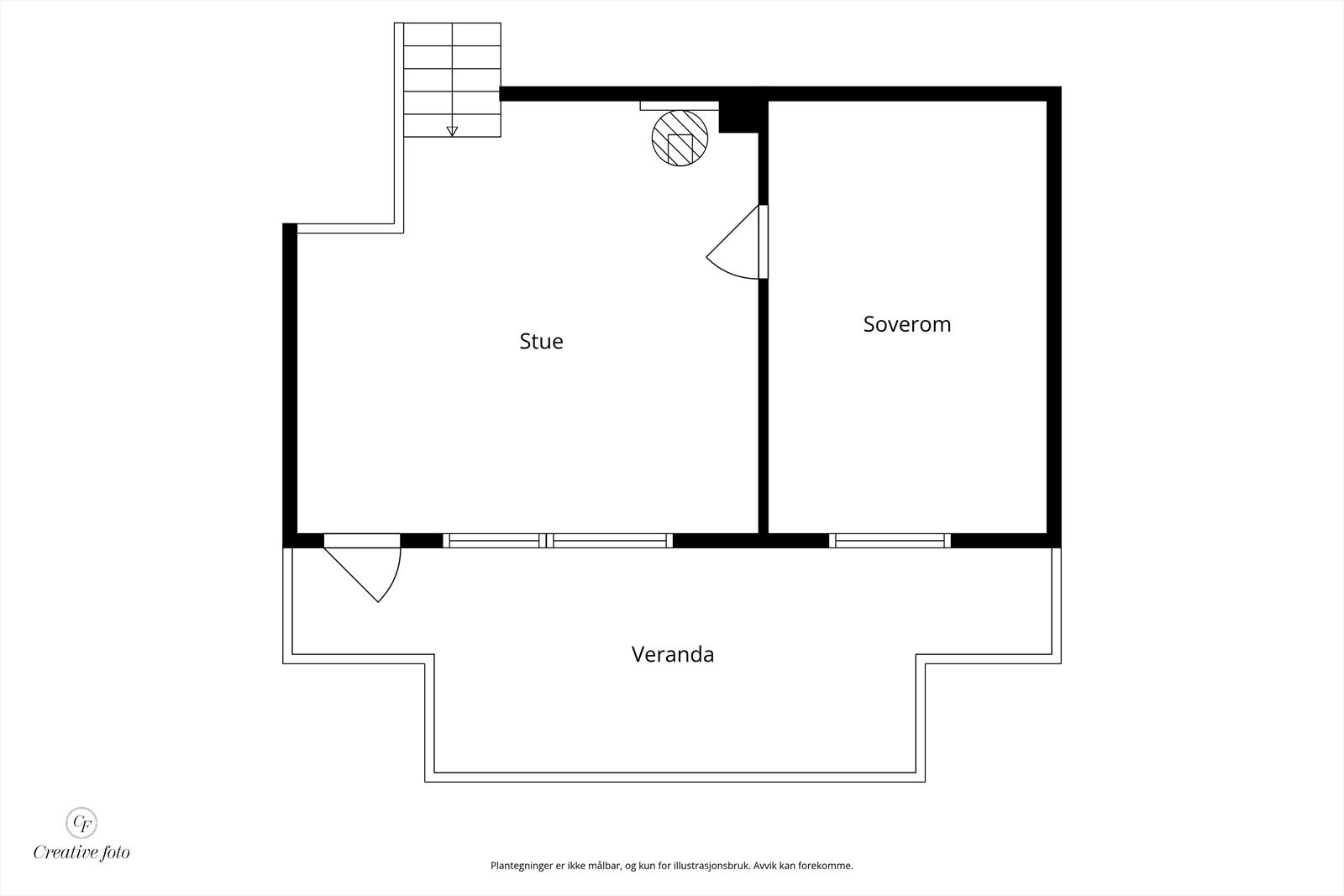 Plantegning 3. etasje. Galleribilde