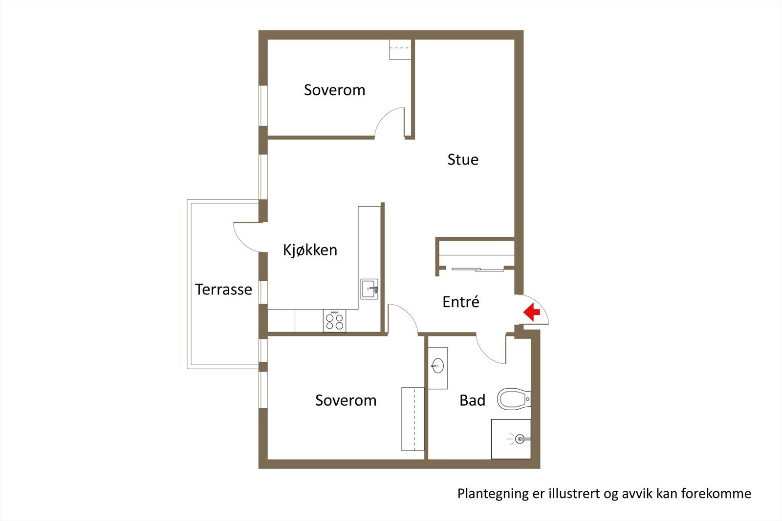 Plantegning. Galleribilde