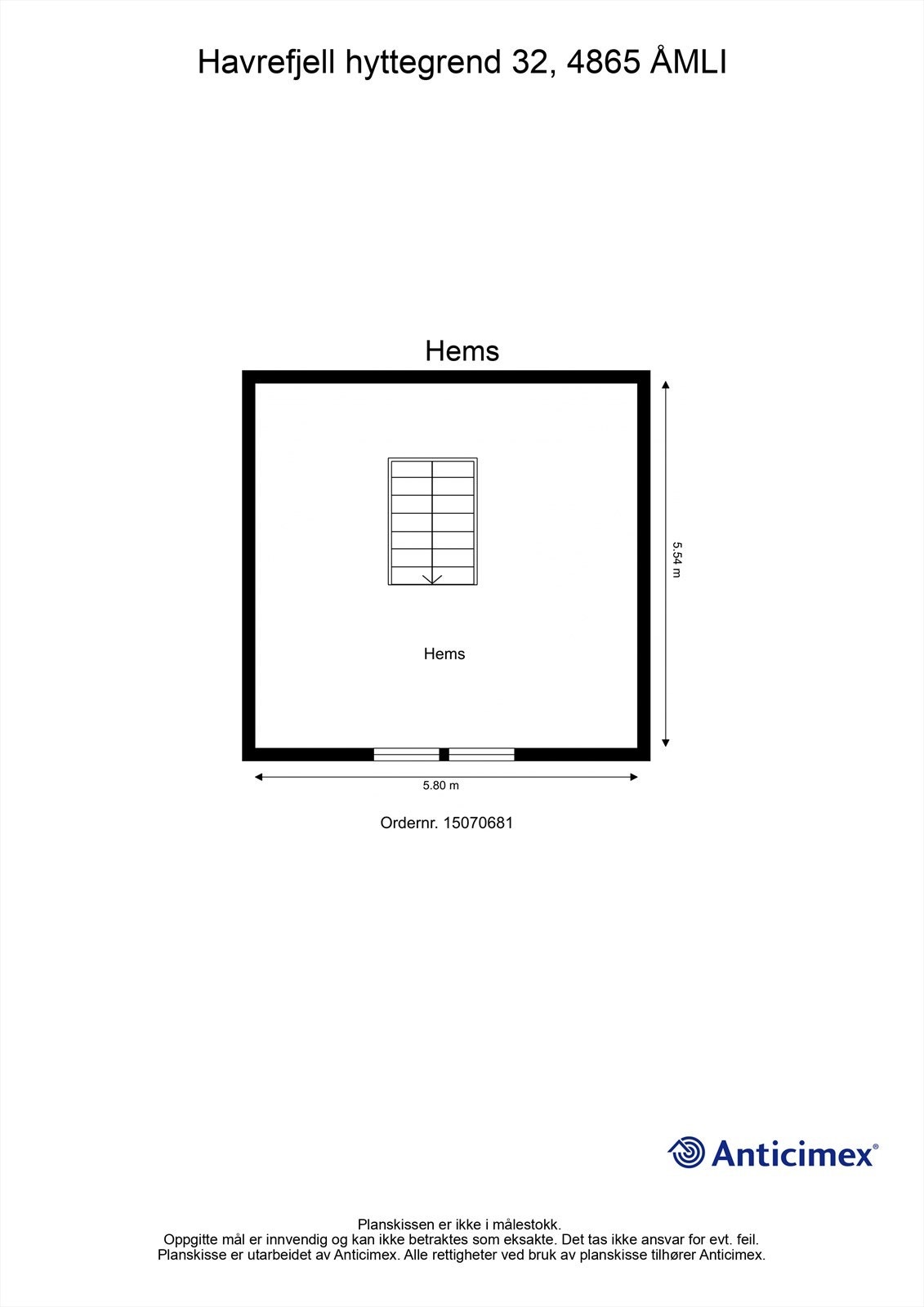 Plantegning Galleribilde