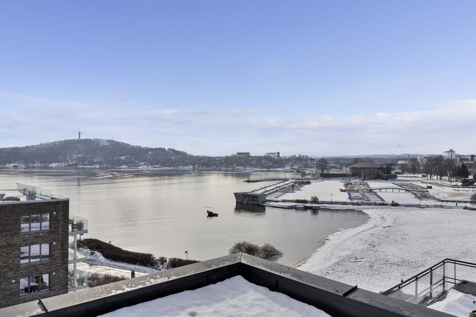 Utsikt fra felles takterrasse Galleribilde