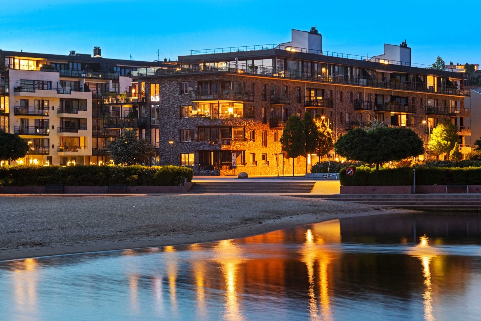 Stemning kveld fra Bystranda Galleribilde