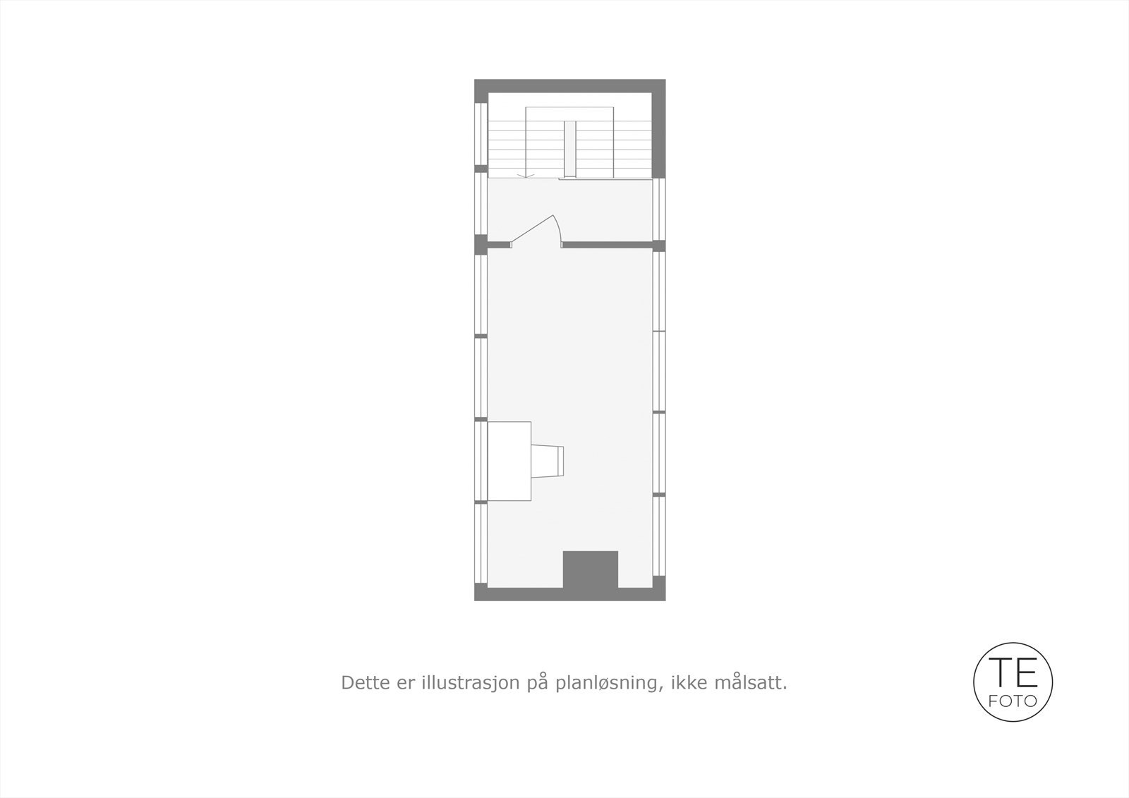 Plantegning hems. Galleribilde