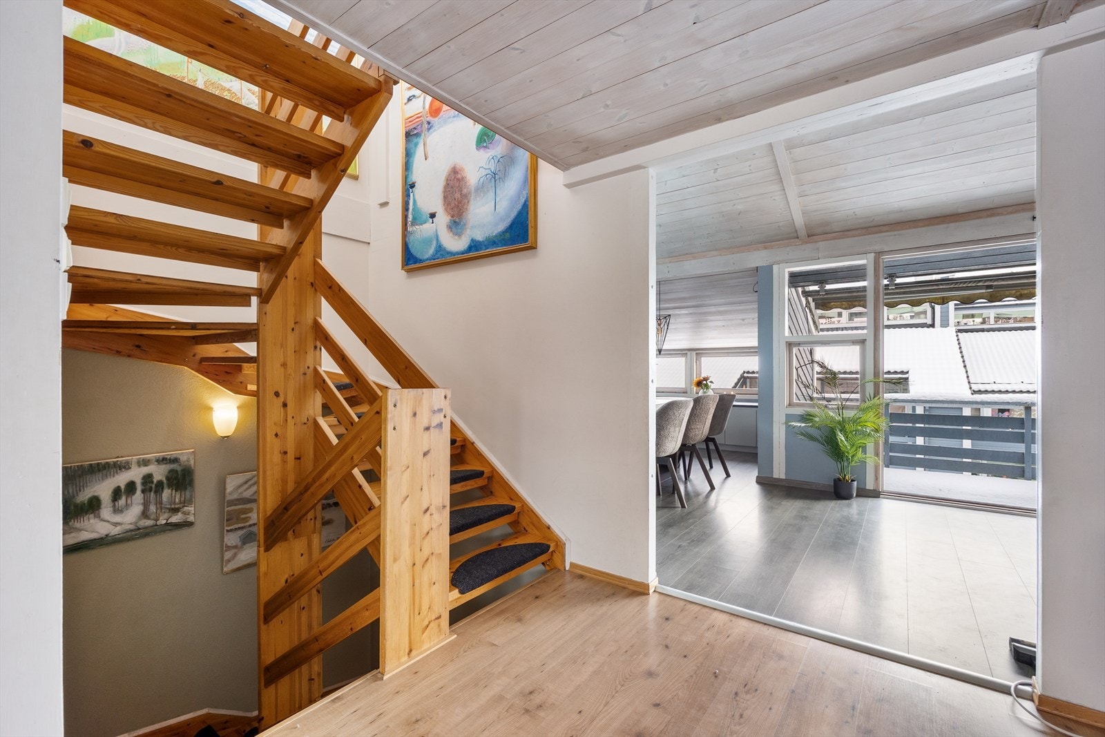 Velkommen opp i boligens andre etasje. Galleribilde