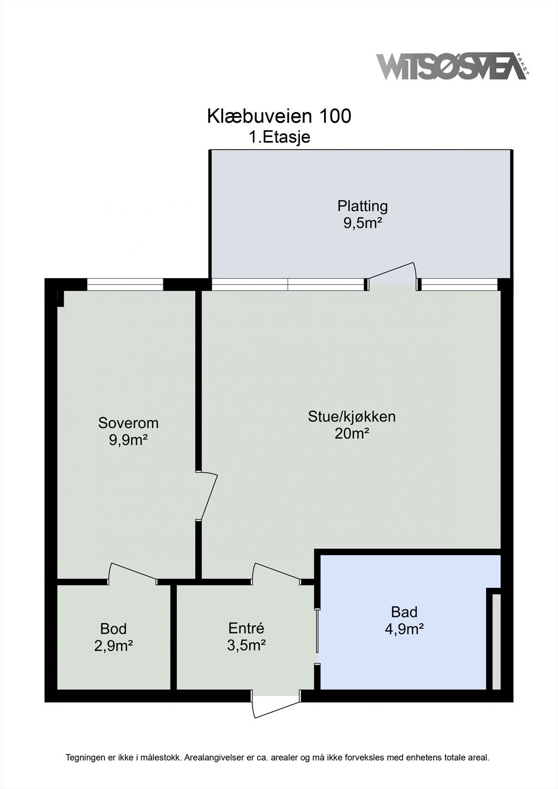 Planskisse. Velkommen på visning! Galleribilde