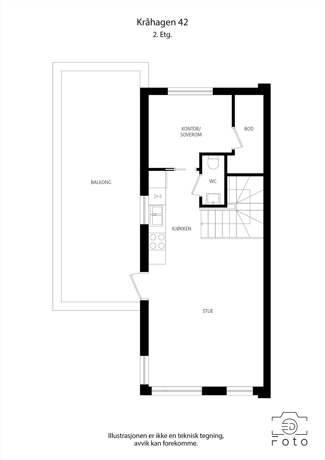 Plantegning 2. etasje. Galleribilde