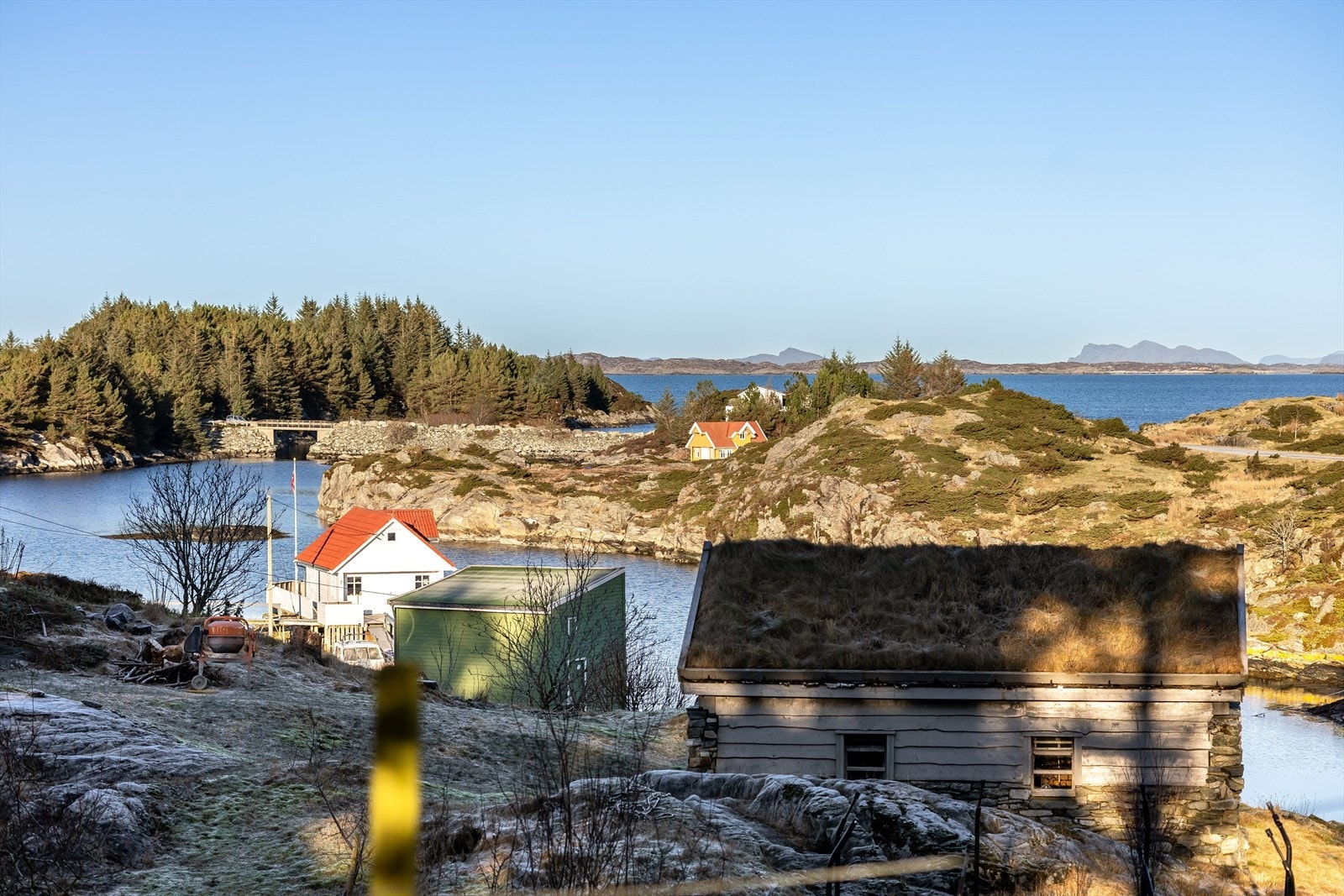 Utsikt fra stue mot nord Galleribilde