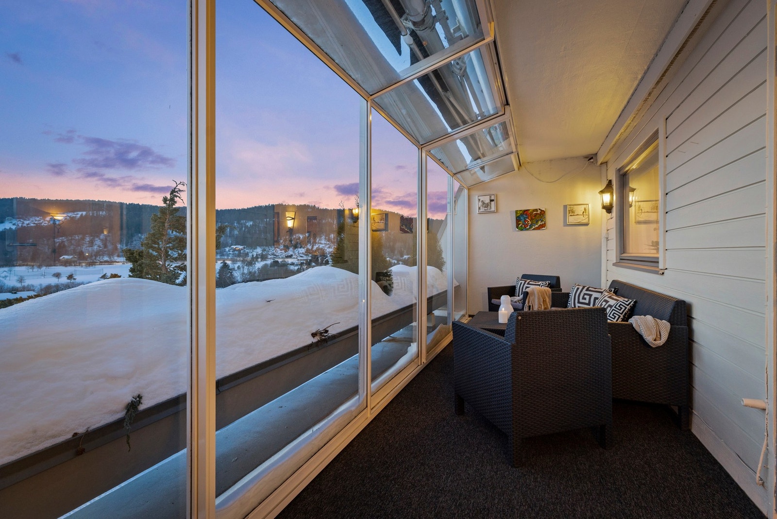 Lun kveldsstemning Galleribilde