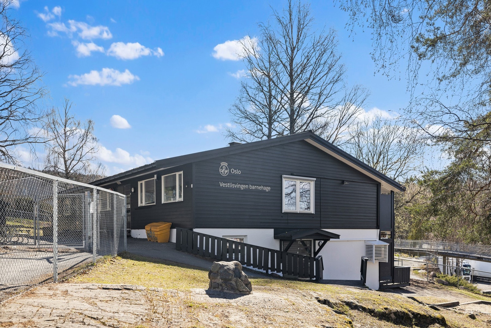 Vestlisvingen barnehage ligger rett utenfor blokken Galleribilde