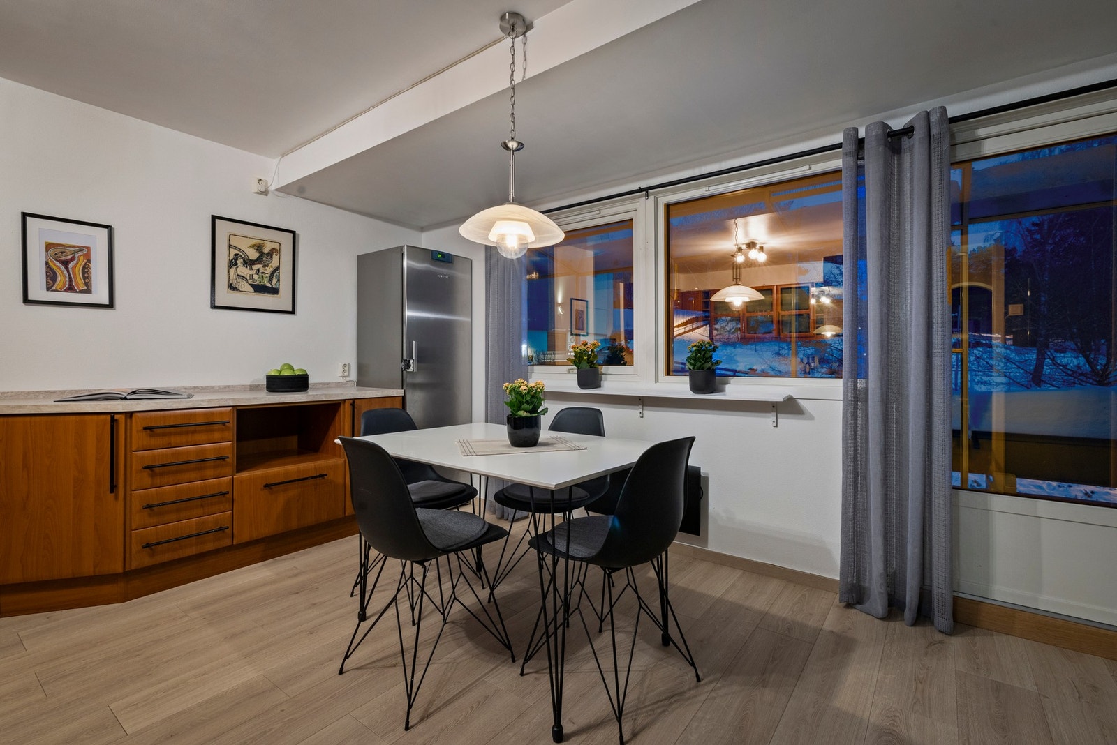 Lun kveldsstemning Galleribilde