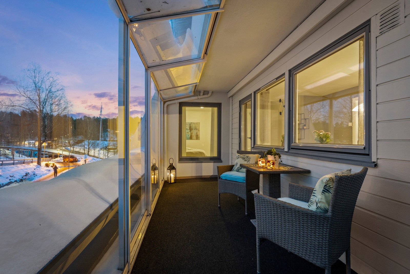 Lun kveldsstemning Galleribilde