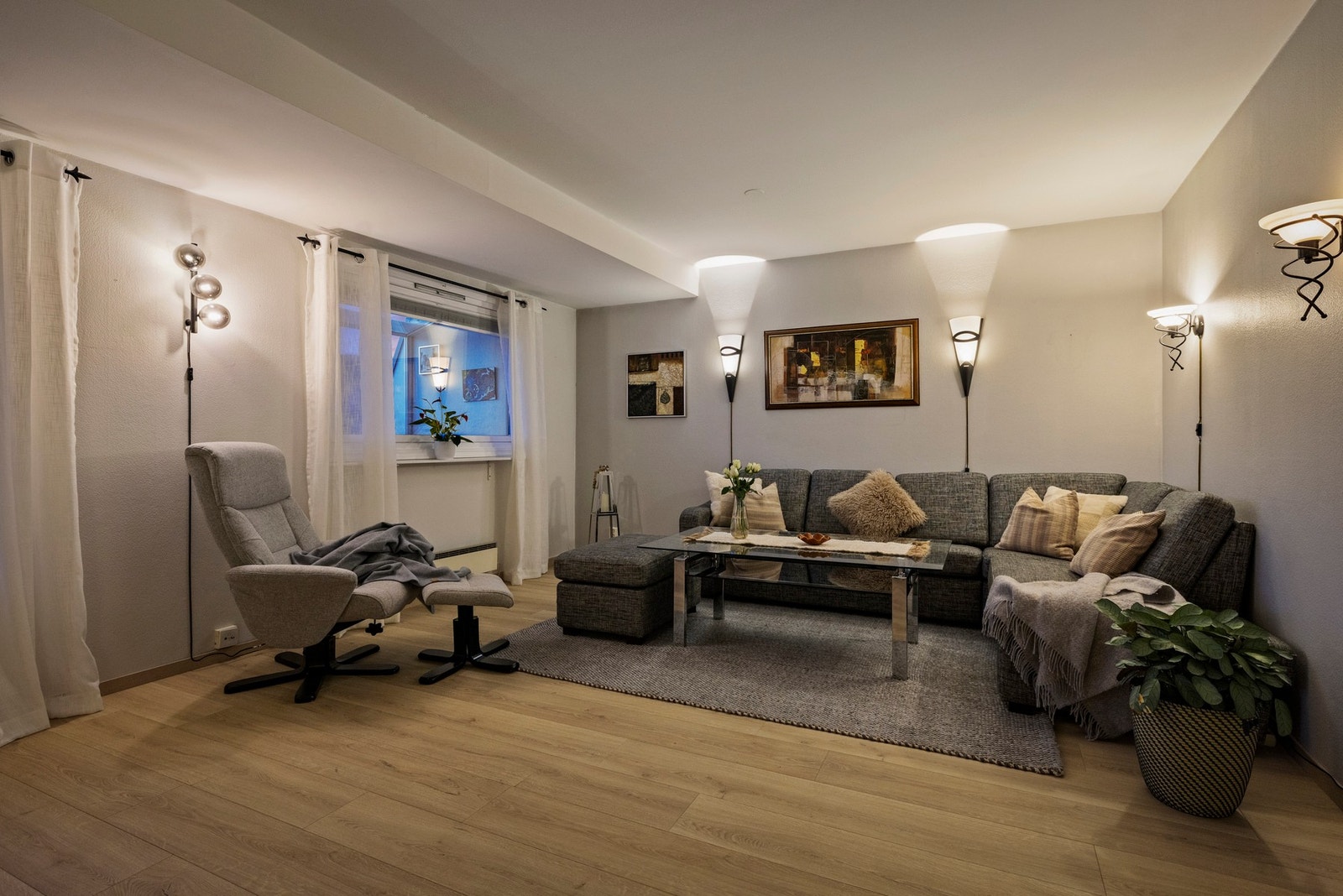 Lun kveldsstemning Galleribilde