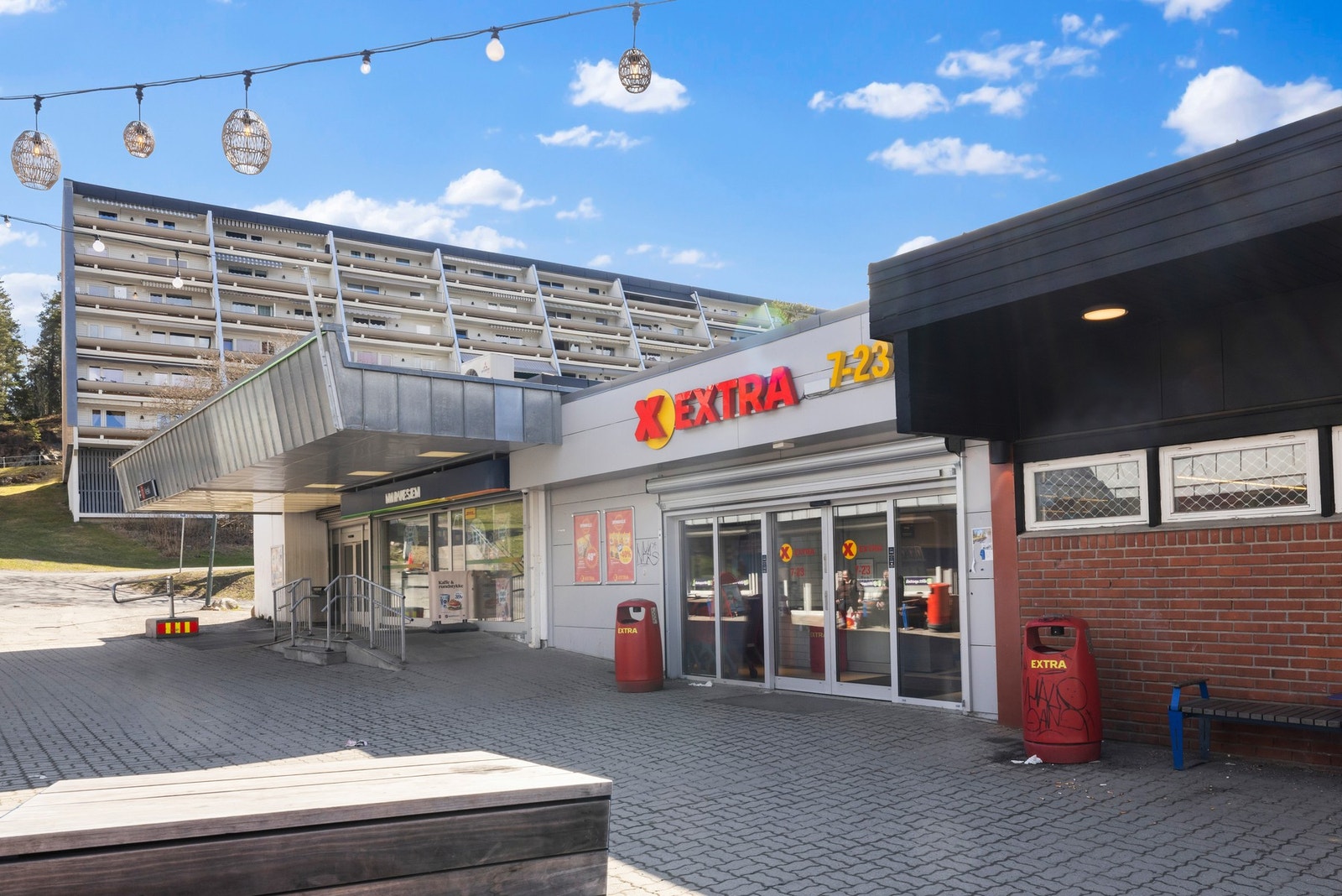 Dagligvarehandelen kan gjøres på Extra Galleribilde