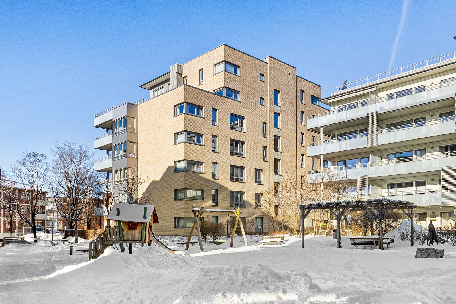 Her kan du bo godt i vakre og rolige, men likevel sentrale omgivelser. Galleribilde