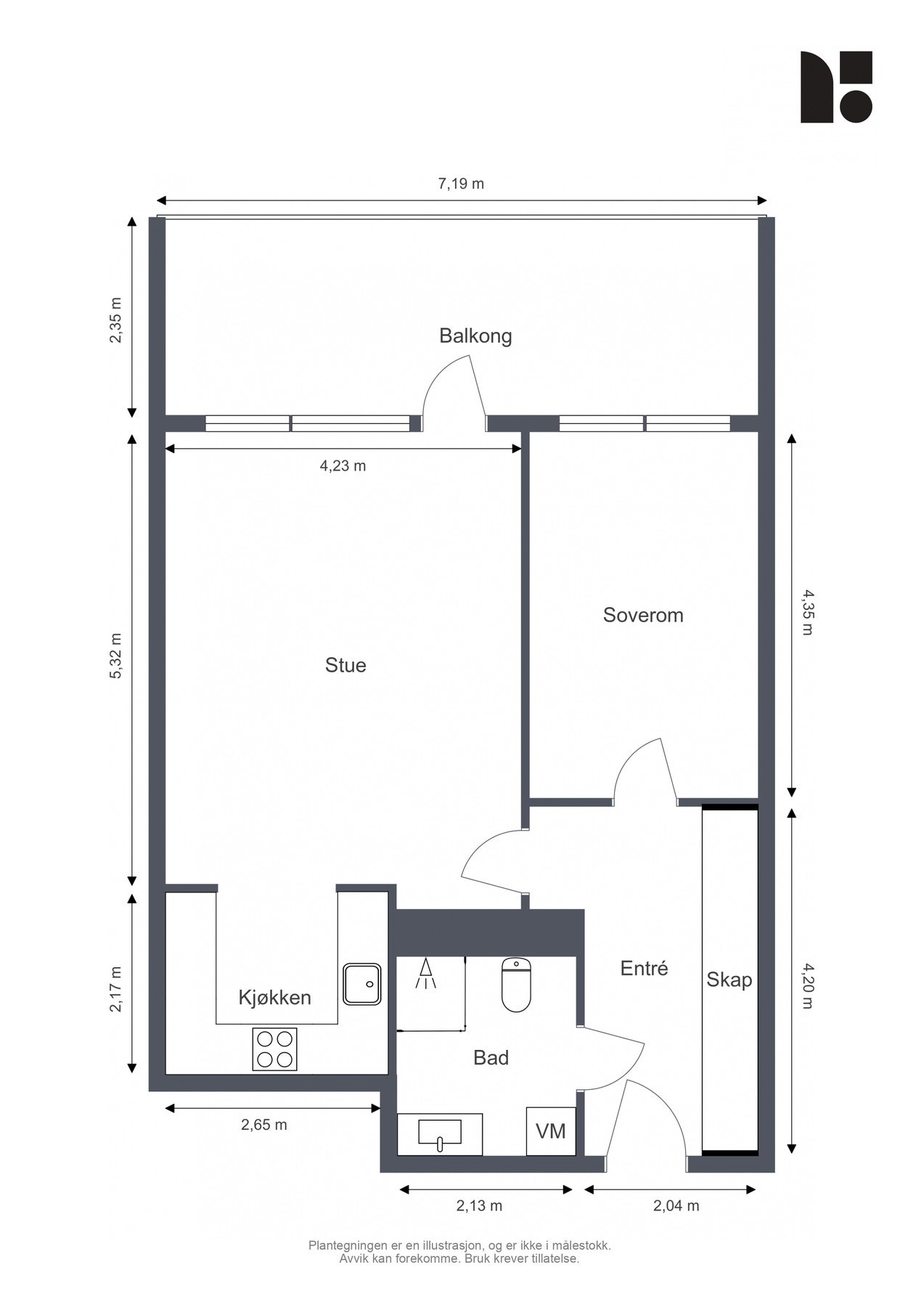 Plantegning. Galleribilde
