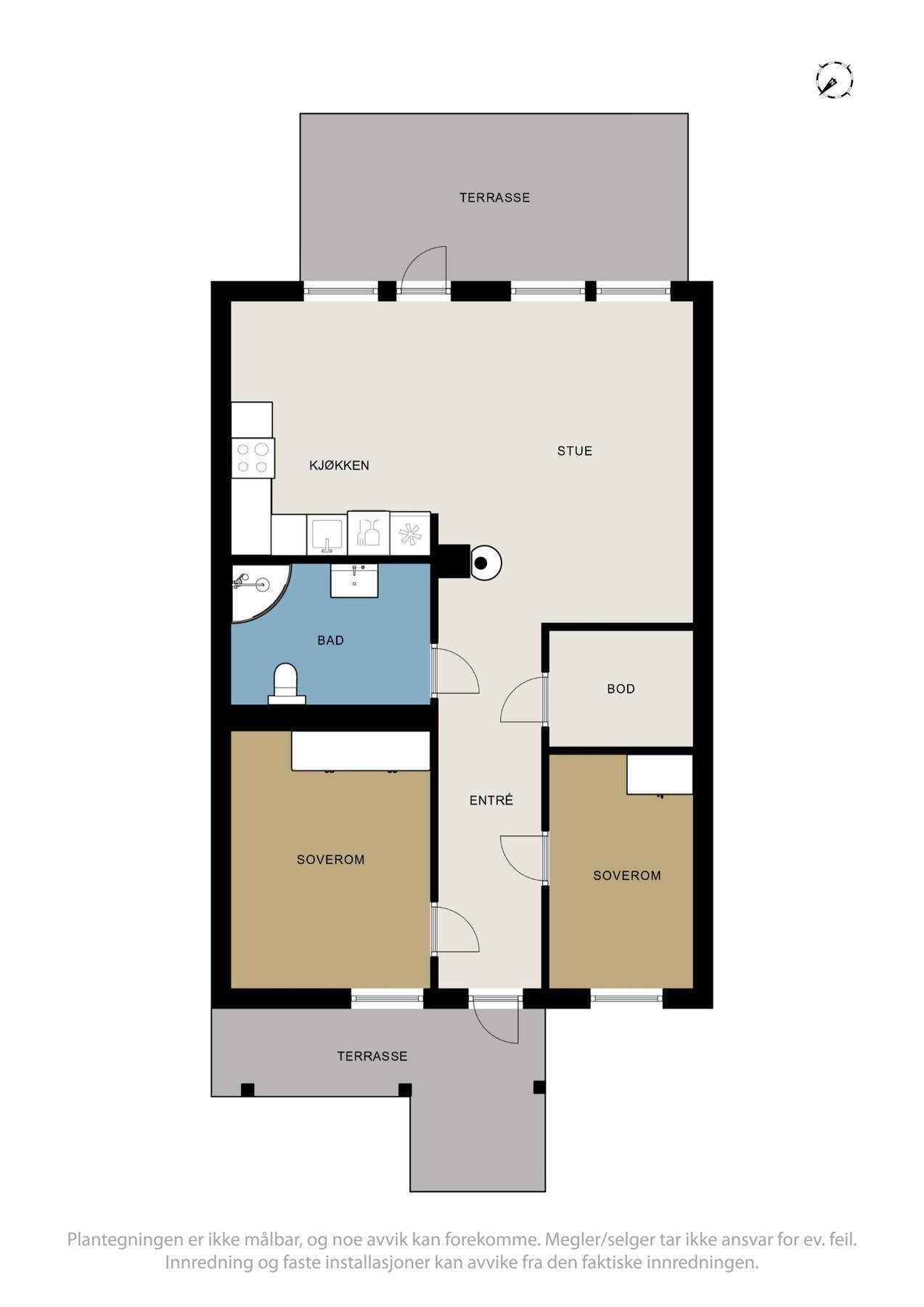 Plantegning Galleribilde