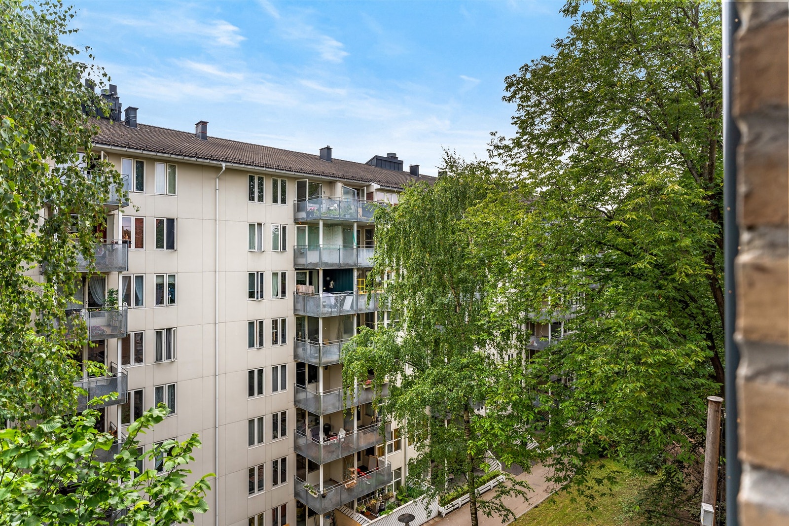 Utsyn fra takterrasse. Galleribilde